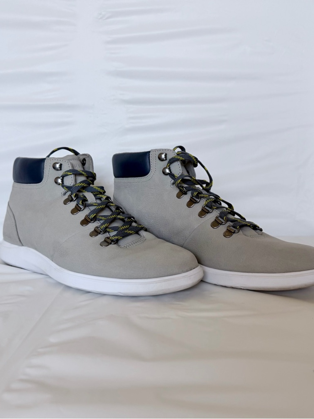 Cole Haan GrandPrø Chukka Gray Leather Men’s 10.5M Lightweight Casual Boot